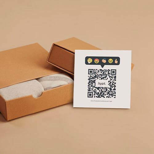 QR-Code in a package